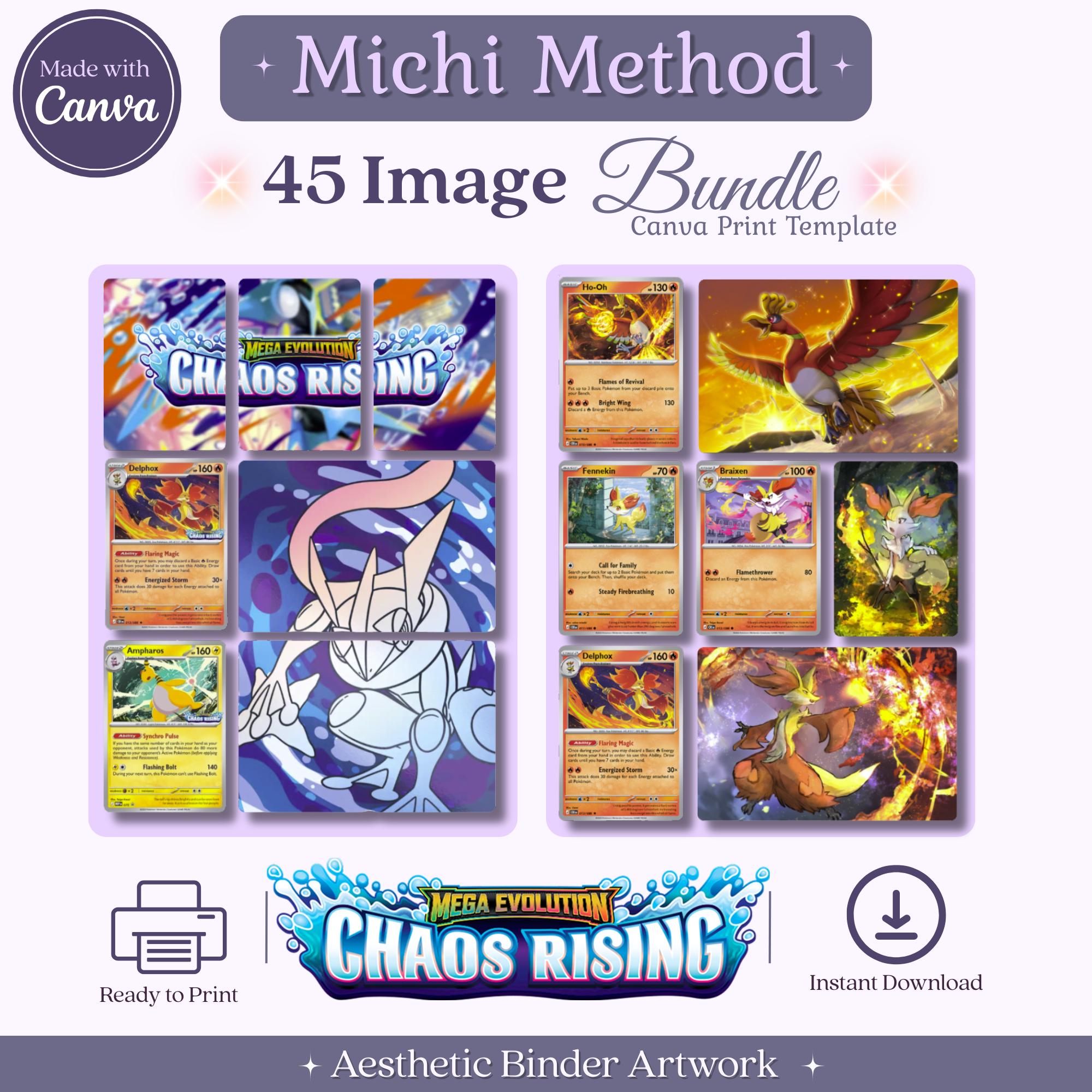 Chaos Rising Art Bundle: Michi Method Binder Inserts Digital Download ...