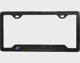 BMW M Performance 100% Real Carbon Fiber Nummernschildrahmen