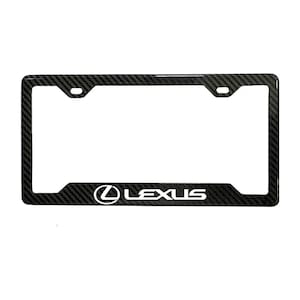 Lexus 100% Real Carbon Fiber Nummernschildrahmen