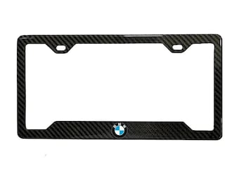 BMW 100% Real Carbon Fiber License Plate Frame