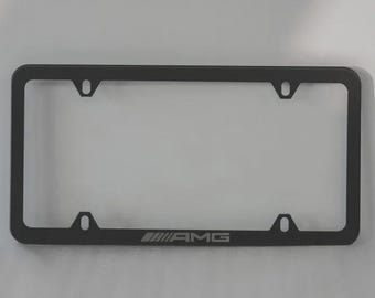 Mercedes-Benz AMG Black Slimline License Plate Frame NEW