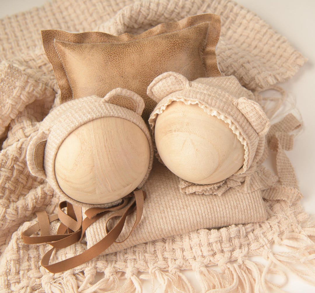 Baby Bear Hat - Beige