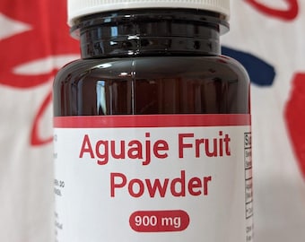 Gélules d'aguaje pur végétalien - 900 mg