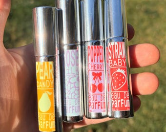 JUICY Collection Perfume Sampler | Strawberry, Cherry, Rose, Pear Fragrances