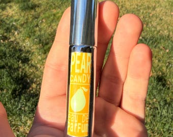Juicy Pear Eau de Parfum | Fresh Pear, Vanilla, Amberwood Scent (Pocket Perfume)