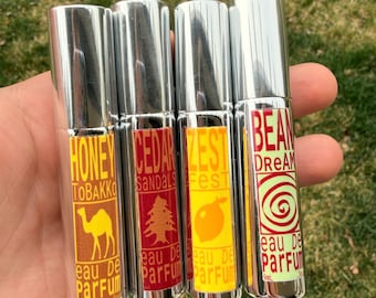 TOASTED Collection Perfume Sampler Set | Amber Woody Unisex Fragrance Kit