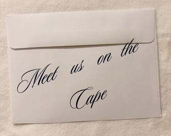 Buste personalizzate, buste con la scritta "Incontriamoci a", lettere d'amore mensili personalizzate