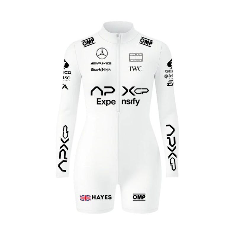 APX GP Jumpsuit - White Racing Base Layer Gift for Her - Etsy