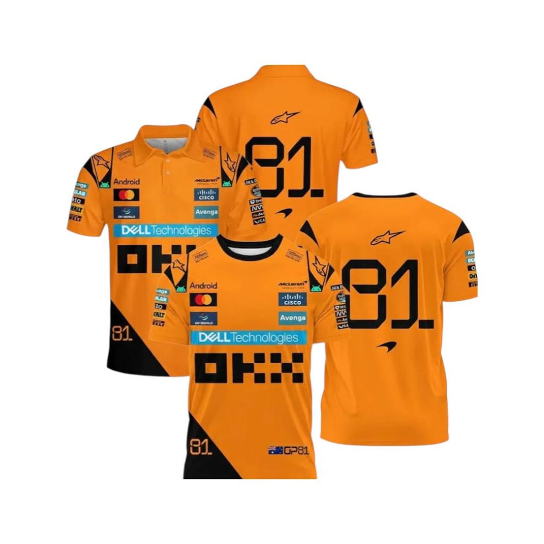 F1 Oscar Piastri 81 Racing Shirt for Men – Limited Edition| Gift for ...