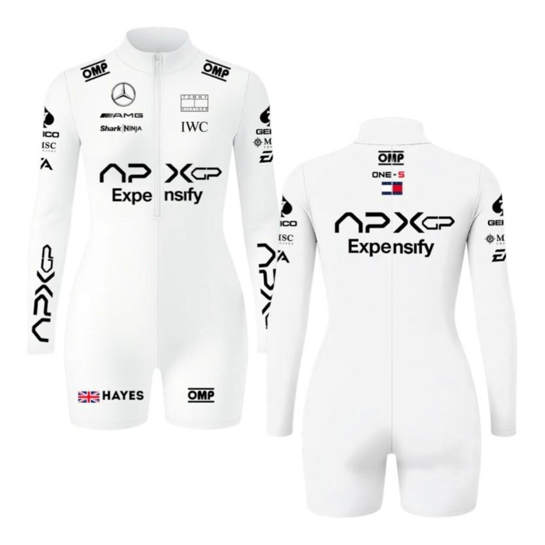 APX GP Jumpsuit - White Racing Base Layer Gift for Her - Etsy
