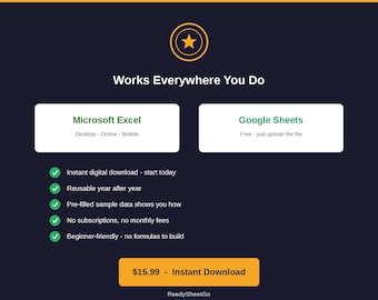 Notary & Loan Signing Agent Business Tracker | Mobile Notary Income Mileage Tax Spreadsheet | Excel Google Sheets Signing Log