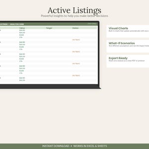 Real Estate Agent CRM Spreadsheet | Realtor Lead Pipeline, Commission Tracker (Excel, Google Sheets) image 5