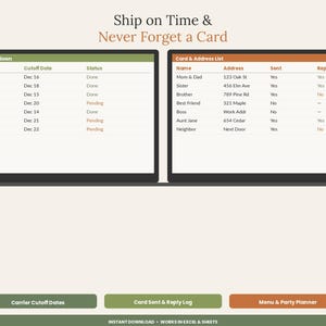 Christmas Budget Planner | Gift Tracker (Excel Google Sheets) image 6