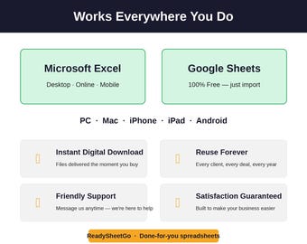 Real Estate Agent CRM & Commission Tracker Spreadsheet | Realtor Lead Deal Pipeline GCI Goal Template Excel Google Sheets