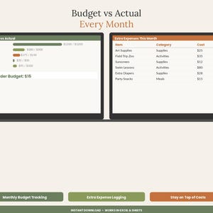 Feuille de calcul pour le suivi des frais de garde d'enfants | Calculateur de crédit d'impôt FSA (Excel, Google Sheets) image 6