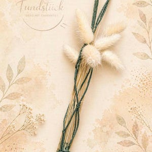 Macrame glass plant hanger