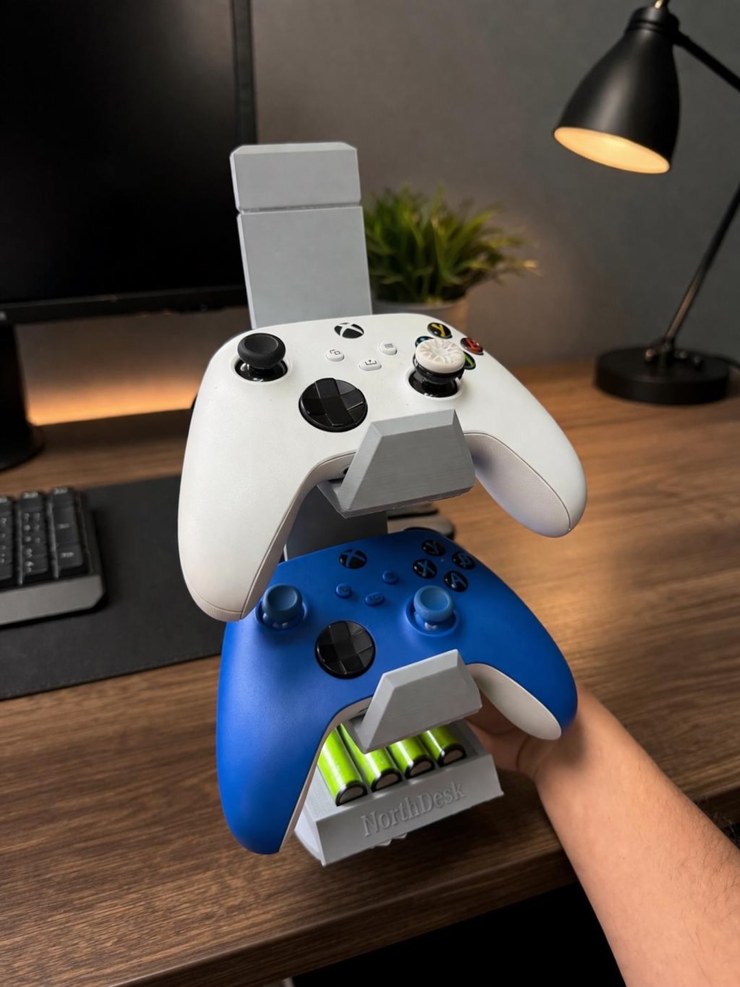 Custom Modular Controller Stand (1–4 Controllers) | 3D Printed Gaming ...