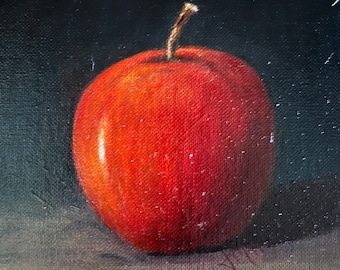 Apple Still Life Oil Painting