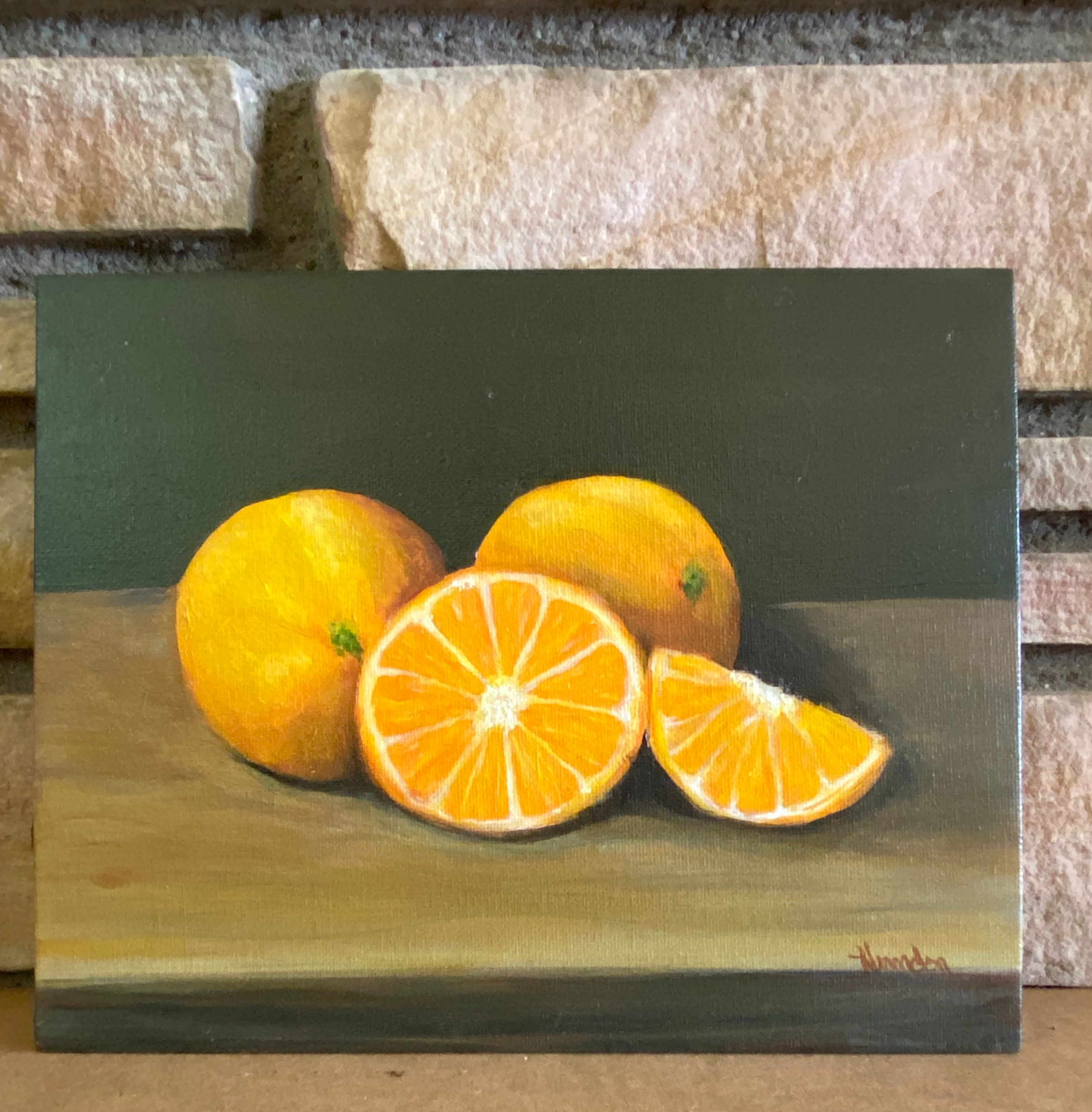 8x10 Oil Painting of Oranges Etsy UK