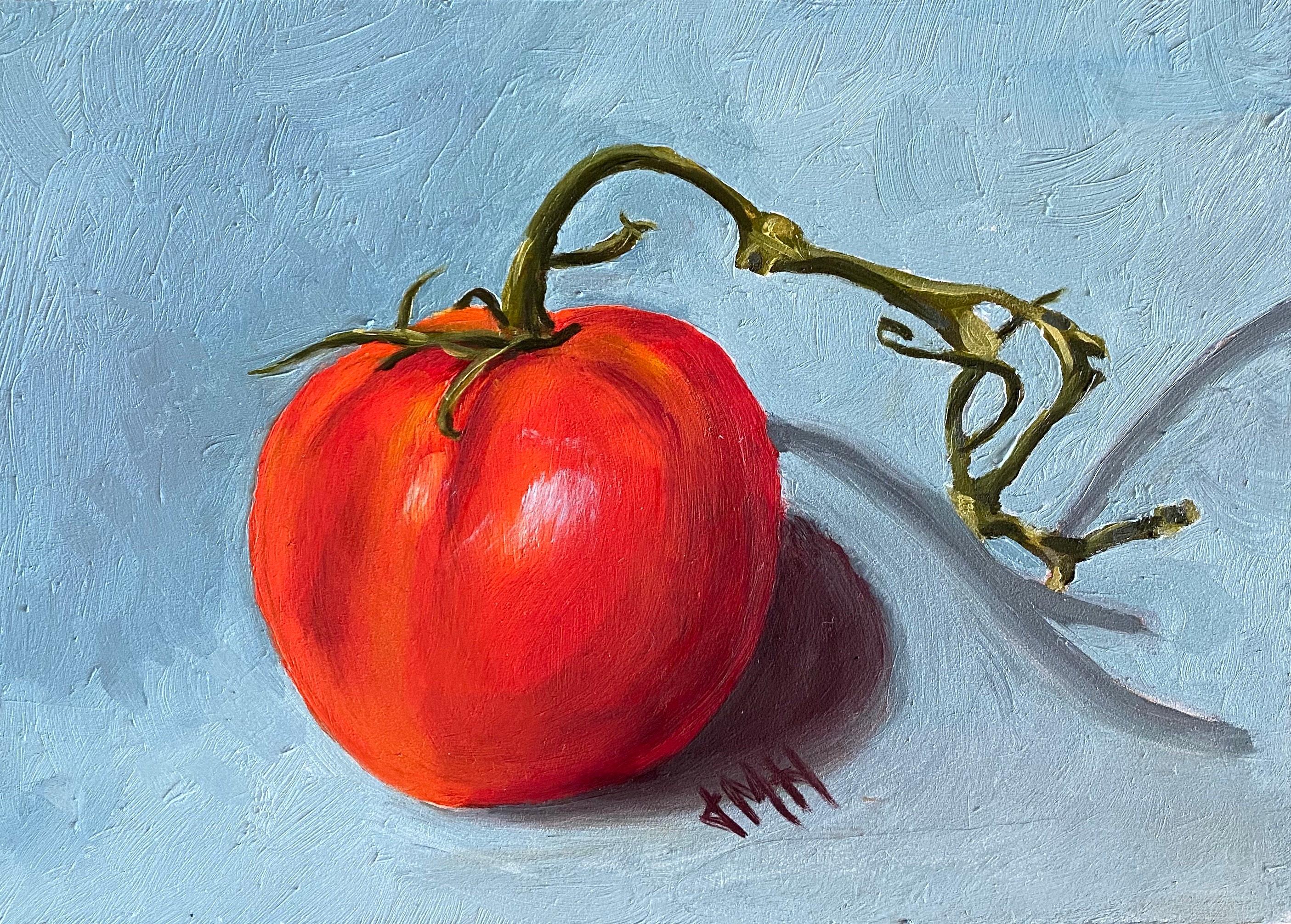 Tomato Still Life Oil Painting - Etsy