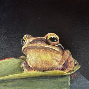 Frog Oil Painting