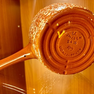 Cacerola sueca vintage de gres Höganäs Keramik - Modelo 2416