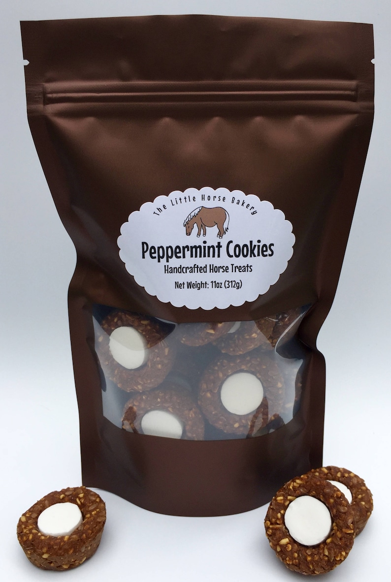 Peppermint Cookie Horse Treats Etsy