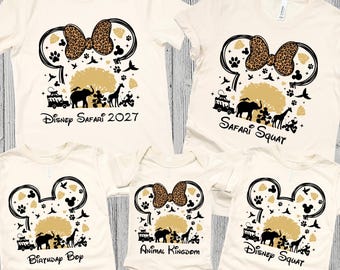 Custom Disney Animal Kingdom 2026 Shirts, Disney Family Matching Shirts, Personalized Family Shirts, Disney Animal Kingdom Vacation Tees