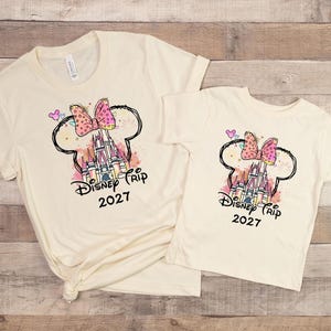 Disney trip outfit 2027, Mickey castle shirts