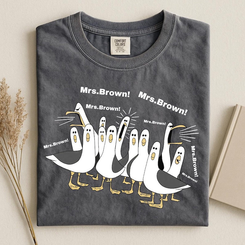 Personalized teacher gift shirt with duck graphic custom last name design