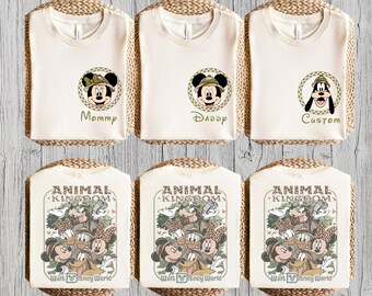 Matching Disney Mickey & Friends Animal Kingdom Safari Mode Shirt, Walt Disney World Family Trip, Let's Get Wild, Disneyland Holiday Family