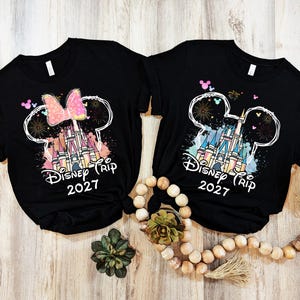 Disney 2027 trip shirts