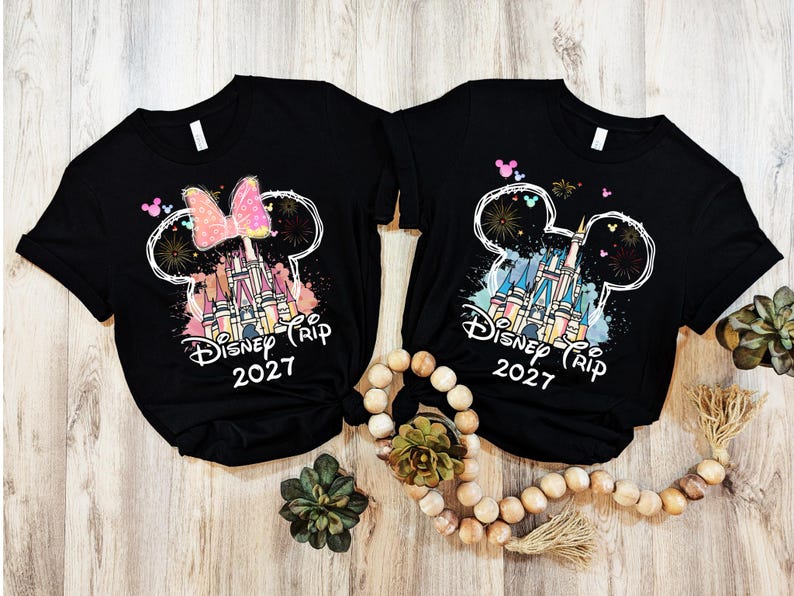 Disney 2027 trip shirts