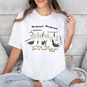Funny teacher t-shirt with ducks and custom name for classroom outfit