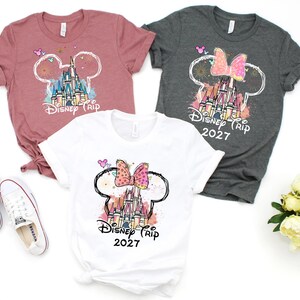 Disney 2027 castle shirts