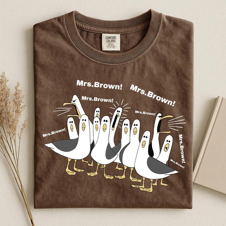 Custom teacher shirt with name funny duck design Mr Mrs gift idea