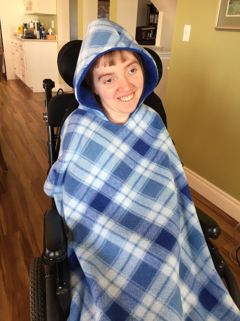 Wheelchair/poncho/adaptive Clothing/blanket/hoodie/carseat Etsy