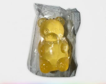 Gummy Bear Squishy Toy, Slow Rising Sensory Fidget for Stress Relief and Hand Therapy