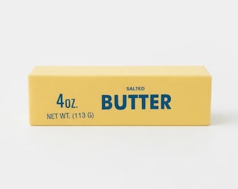 Realistic Salted Butter Stick Fidget Toy – Slow Rise Sensory Stress Relief Squishy