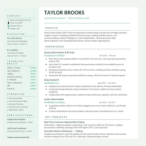 May include: A two-column resume template called "Clean TwoColumn" with a dark teal background. The resume includes sections for contact, education, skills, and experience. The template is ATS-friendly, fully editable, and compatible with Word and Google Docs.