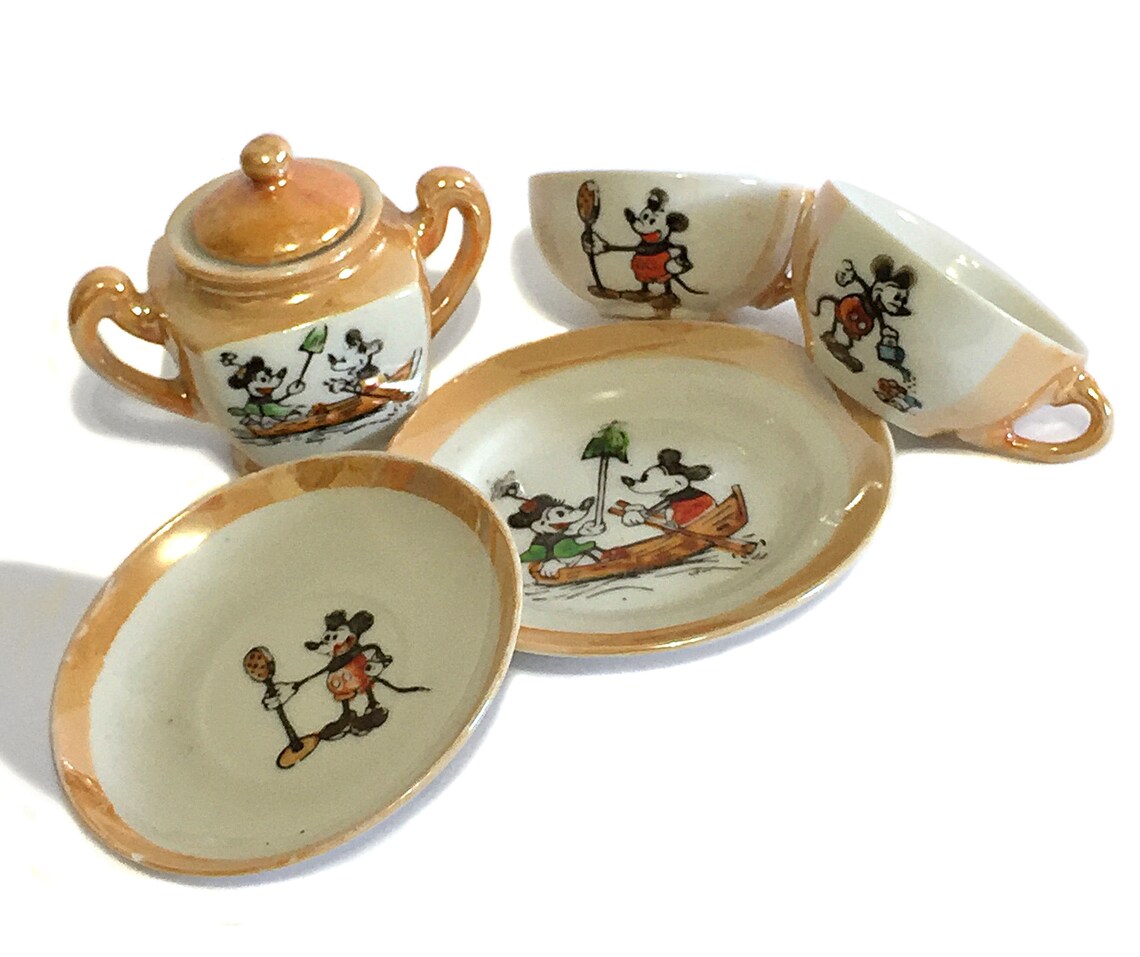 mouse tea set