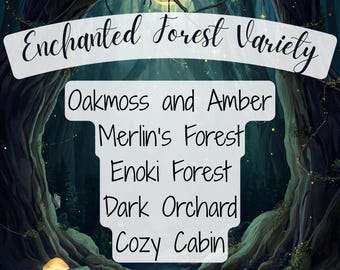 Enchanted Forest Variety Pack: Handmade Incense Sticks/Cones