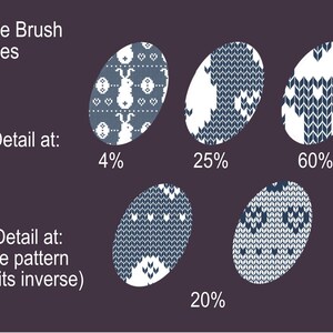 Procreate easter knit patterns brushset - 18 brushes in all!! (digital download) image 6