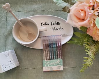 Morandi gel pens - nordic