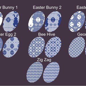 Procreate easter knit patterns brushset - 18 brushes in all!! (digital download) image 4