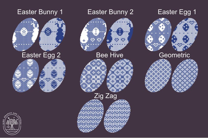 Procreate easter knit patterns brushset - 18 brushes in all!! (digital download) image 4
