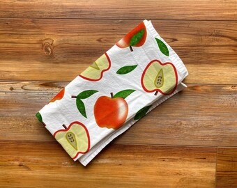 Apples tea towel