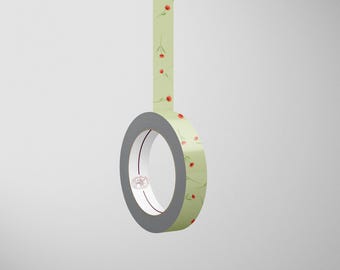 Poppy bouquet 15mm washi tape