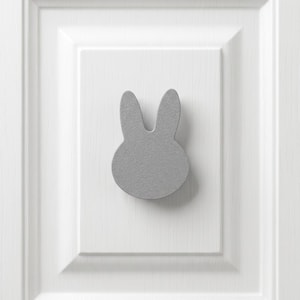 Set med 10 kaninknoppar – PLA-möbelbeslag (4,2 x 6 cm)