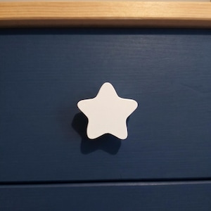 Set of 10  Star-Shaped Cabinet Knobs-Kids Room,Living Room- Single (3cm M4 screw included)